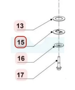 Rondelle De Lame Pour Tondeuse Weibang (531040401002)