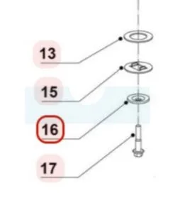 Rondelle De Lame (ressort) Pour Tondeuse Weibang (531040601004)