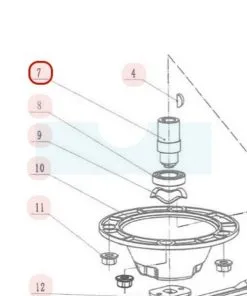 Support De Lame Pour Tondeuse Weibang (GM53A00000005002)